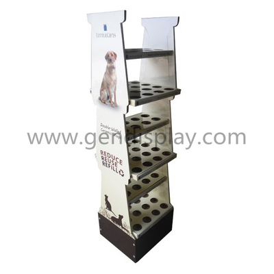 Cardboard Pet Products Floor Display Stand(GEN-FD324)