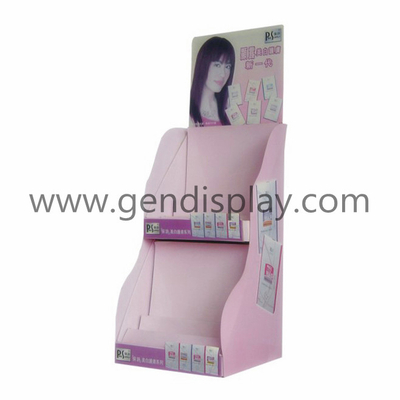 Two Layers Cardboard Cosmetic Counter Display (GEN-CD043)