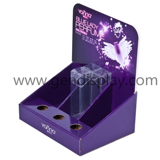 Custom Counter Display With Full Printing For Perfume Promotion (GEN-CD078)