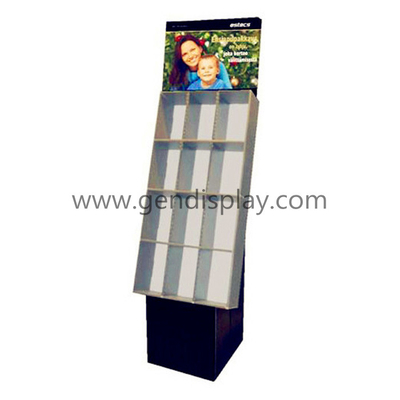 Floor Pockets Display ,Compartments Display Stand (GEN-CP064)