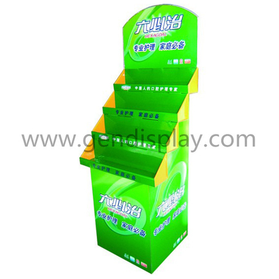 Cardboard Toothpaste Display Shelf, Custom Toothpaste Display(GEN-FD325)