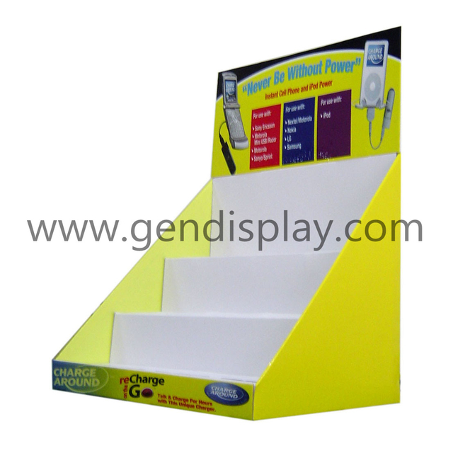 Promotional Cardboard Charger Counter Display Box (GEN-CD009)