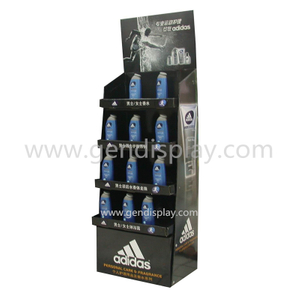Cardboard Adidas Sport Perfume Floor Display Stand, Floor Display (GEN-FD318)