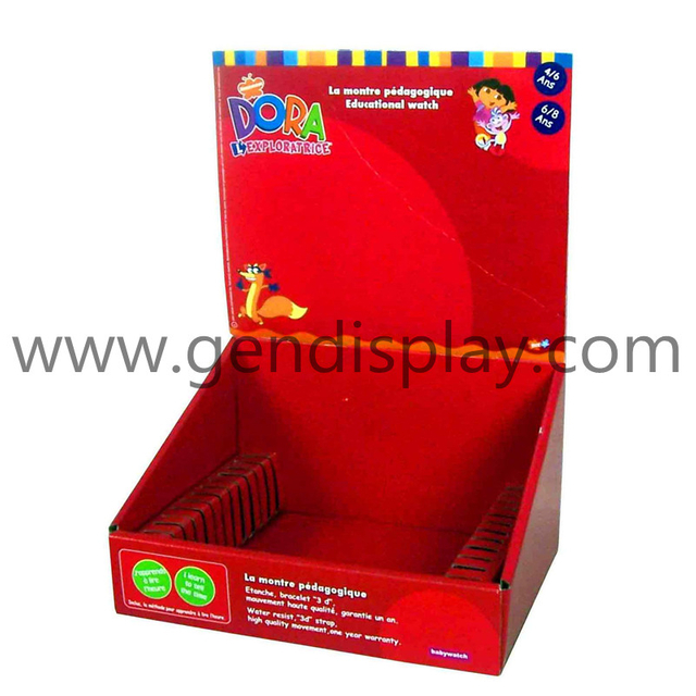 Pos Cardboard Cards Counter Display, Custom PDQ Box (GEN-PDQ011)