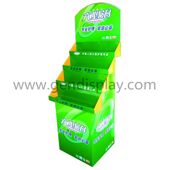 Supermarket Cardboard Toothpaste Display, Pop Toothpaste Display (GEN-FD325)