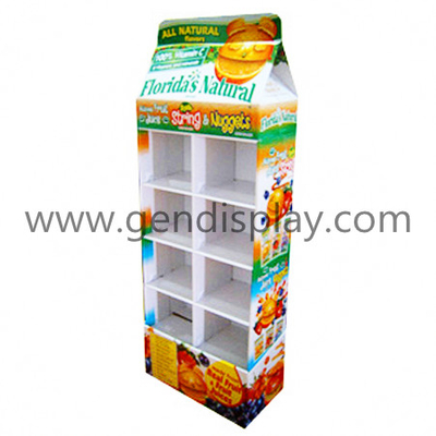 Cardboard Beverage Display , Custom Drinks Display (GEN-FD086)