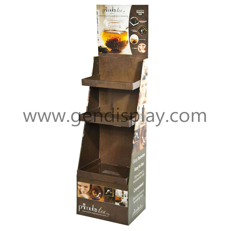 Promotional Tea Display, Custom Tea Display Shelf (GEN-FD126)