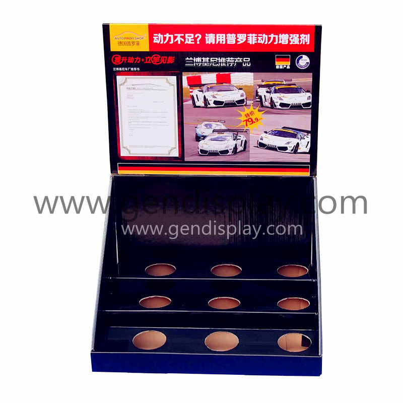 Customized Countertop Display, Paper Counter Display Box With Holes(GEN-CD179)