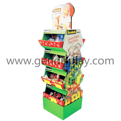 Cardboard Two Sides Gift Display Stand, Gift Display Stand (GEN-FD119)